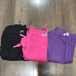 I.AM.GIA Trio Pants in Black, Pink, and Purple